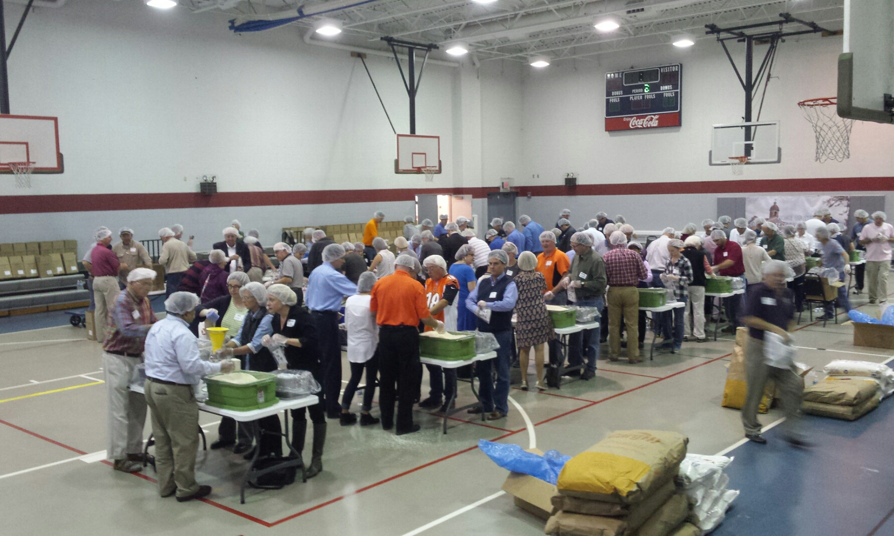 stop hunger now packaging event